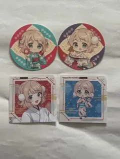 しぐれうい なつまつり 神田明神納涼祭 和紙缶バッジセット 公式グッズ