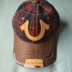 TRUE RELIGION チェック キャップ True Religion ベースボールキャップ チェック柄 - メルカリ