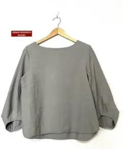 URBAN RESEARCH DOORS 七分袖　プルオーバーブラウス