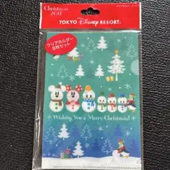 東京ディズニーリゾート クリアホルダー4枚セット 2011年クリスマス