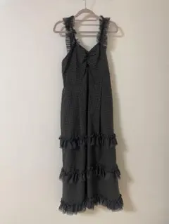 ワンピースチェック柄