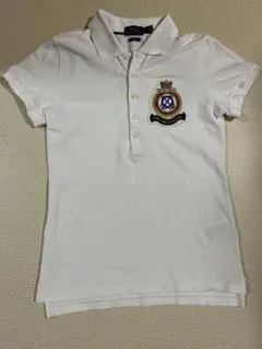 Polo Ralph Lauren ポロラルフローレンホワイトポロシャツ XS