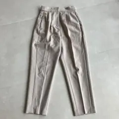 Spick&Span ハイウェスト スラックス パンツ ベージュ 36