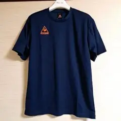 【160cm】le coq sportif 吸汗速乾 ネイビーTシャツ