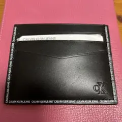 CALVIN KLEIN JEANS ブラックカードケース