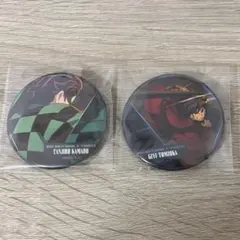 鬼滅の刃　ものがたる背中コレクション缶バッジ　竈門炭治郎　冨岡義勇