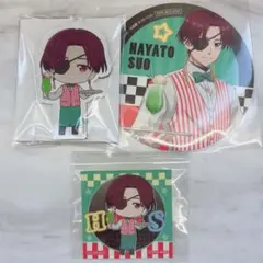 ウィンブレ and GALLERY 特典 コースター アクキー 蘇芳