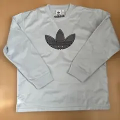adidas ロゴ入りスウェット Mサイズ ライトブルーのサムネイル
