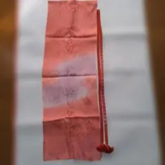 帯揚げと帯締めセット(朱色系グラデーション)