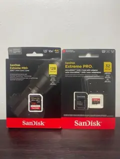 SanDisk Extreme PRO メモリーカード 128GB + 32GB