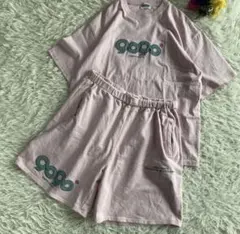 ゆんゆん9090 Logo セットアップ　半袖　ピンク ゆんゆん様専用9090 Logo セットアップ 半袖 ピンク - メルカリ