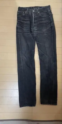 USA製 Levi’s 501 ブラックデニム W29 L32 ボタン裏520