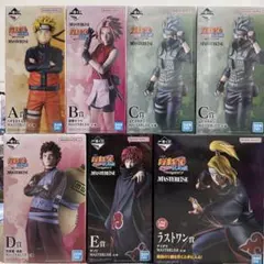 一番くじ NARUTO 疾風伝 ABCDラストワン賞フィギュア 下位賞大量セット