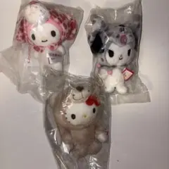 NCI×サンリオマスコットキーリング ハローキティラブベア クロミ