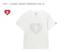 A BATHING APE APEE CAMO HEART PRINTED Tのサムネイル
