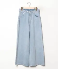 clear ライトブルー ワイドデニムパンツのサムネイル