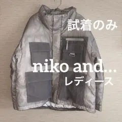 【試着のみ】ニコアンド　アウター　レディース　オーバーサイズ
