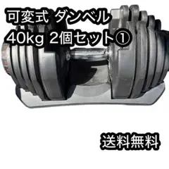 ① 可変式 40kg 2個セット 多機能