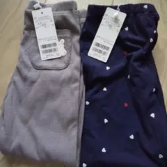 【新品未使用】プティマイン レギンス 二枚セット