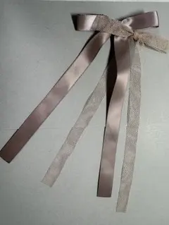 ピンクリボンヘアアクセサリー