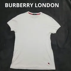 ⭐BURBERRY LONDON 半袖 Tシャツ ホワイト 刺繍ロゴ　サイズLのサムネイル