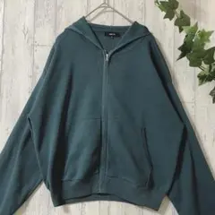 COMME CA ISM フード付きジップカーディガン 9号 M相当