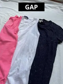 GAP トップス　白ピンク新品未使用 美品　夏　タンクトップ　Tシャツ