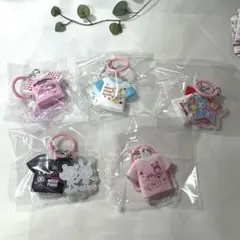 Mezzo Piano メゾピアノ　Tシャツめじるしチャーム　コンプリート　5種