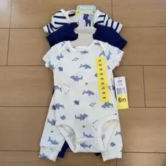Pekkle ベビー服 5点セット 6M シャーク柄のサムネイル