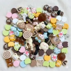 デコパーツ 100個以上 ランダム 詰め合わせ ホイップデコ くま スイーツ