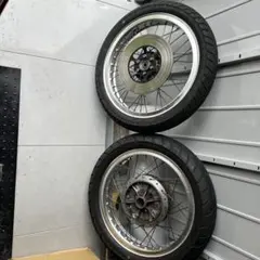 gs400 スポークホイールタイヤ付 takasago タイヤ残り有 gt380 - メルカリ