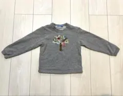 familiar グレー トレーナー 120 裏パイル