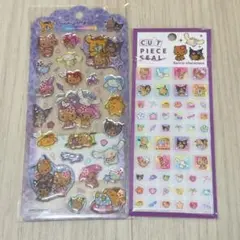 サンリオ　日焼けサンリオキャラクターズ　ドロップジェリーシール　タイルシール