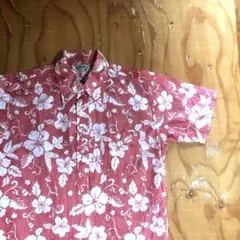 【送料無料】USED お洒落アロハシャツ　ユニセックス　古着