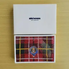 Miki House チェック柄ハンカチ ギフトボックス入りのサムネイル