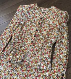REGENCE 昭和レトロ 花柄スカートセットアップ ペプラム✴︎ヴィンテージ