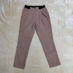 ベージュ スリムフィットパンツ レディースS