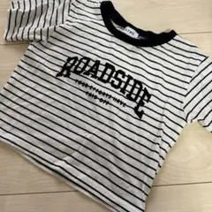 ラブトキ　S ボーダーヘソだしTシャツ　140