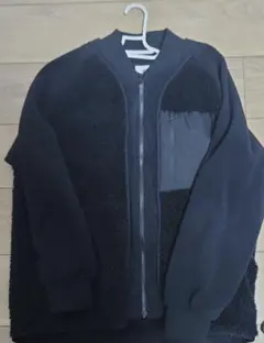 UNIQLO ユニクロ　フリースオーバーサイズジャケット　S 黒