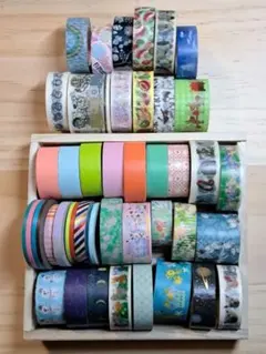 【中古品】カラフル　マスキングテープ　まとめ売り