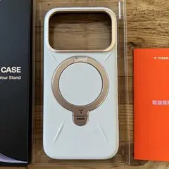 TORRAS iPhone17Pro用ケース Ostand Q3 レザートーン