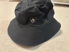 ミッキー バケットハット バケハ 黒 58cm