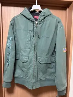 Supreme Canvas Hooded Work Jacket