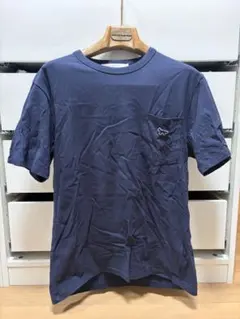 MAISON KITSUNE ポケットTシャツ ネイビー S