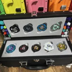 BEYBLADE XベイブレードXレザー調スタッズ付きトランク型ハードケース