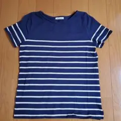 神戸レタス ボーダー Tシャツ ネイビー Mサイズのサムネイル