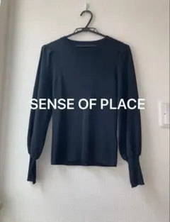 SENSE OF PLACE アーバンリサーチ ニット セーター パフスリーブ
