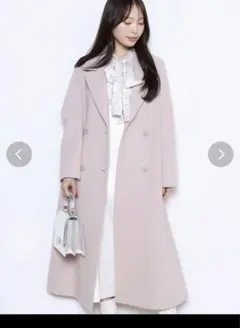 【ベージュ】MERCURYDUO スタンドカラーロングコート