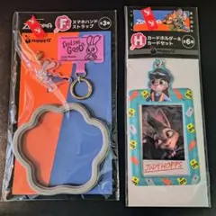 ズートピア 一番くじ F賞スマホハンドストラップ H賞 カードホルダー＆カード
