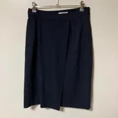 OPAQUE CLIP ネイビー タイトスカート ひざ丈